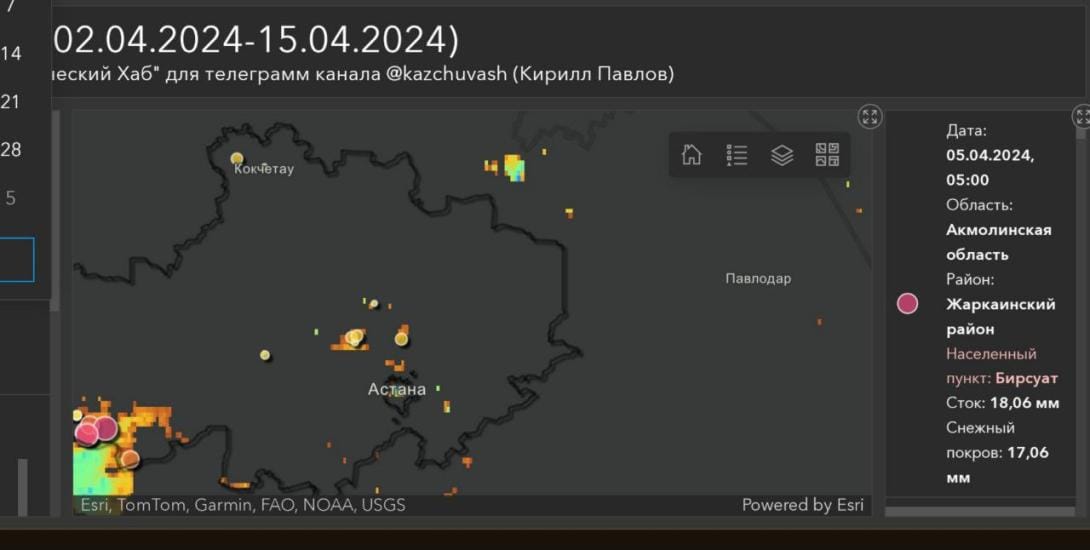 Прогнозирование паводков в Казахстане